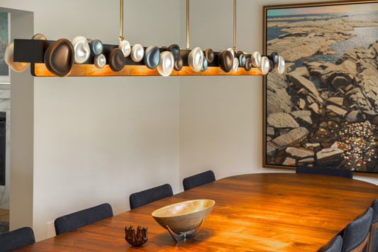 LIT Lighting Design Award 2024, Pearls Chandelier, Winners in Artisan Glass Blown Lighting