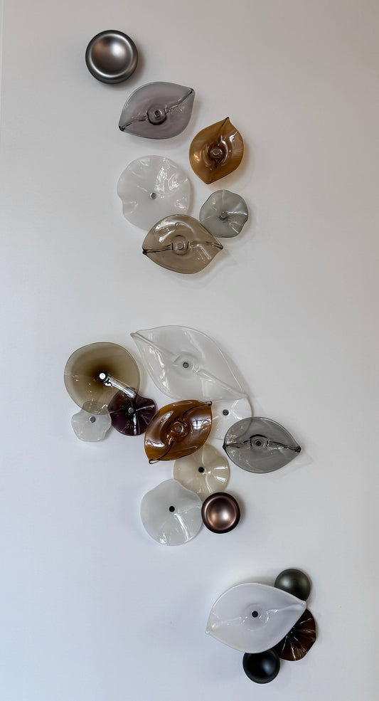 Wall Leaves and Flora, wall installation